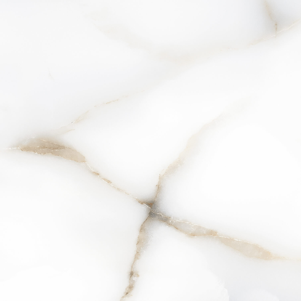 Керамогранит Hexa White белый полированный